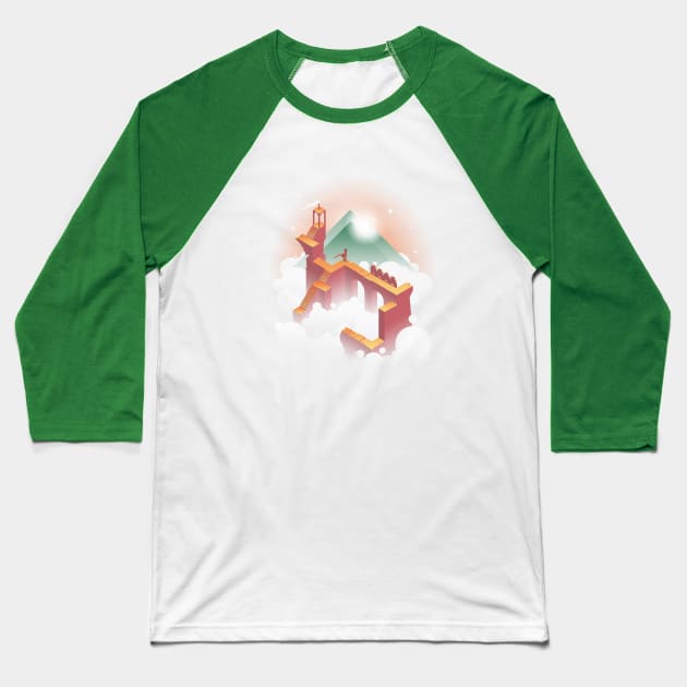 The Silent Traveller Baseball T-Shirt by LiBiArt